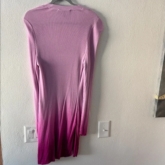 Pink Ombre Long Cardigan - Picture 5 of 6